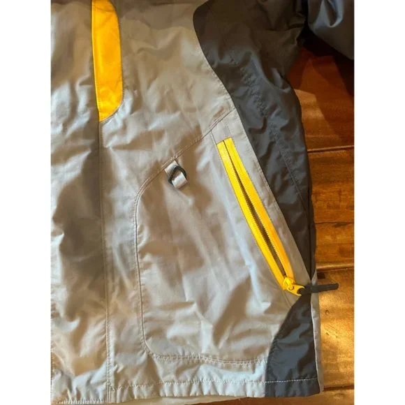 Columbia Core Interchange Gray/Gold youth 8 Lined Jacket RN69724 CA05367